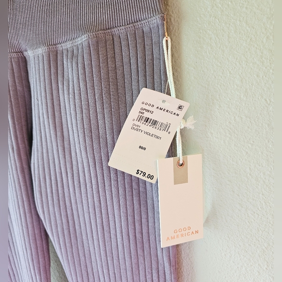 1/2 - Good American Shine Seamless Legging - Dusty Violet - Picture 6 of 8